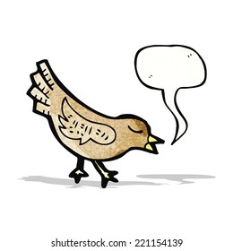 pájaro caricaturista