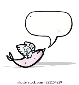 pájaro caricaturista