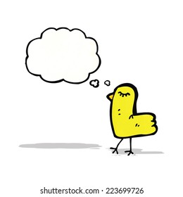 pájaro caricaturista
