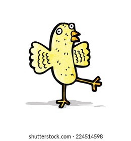 pájaro caricaturista