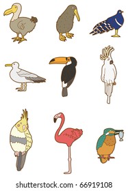 cartoon bird