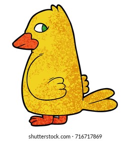 pájaro caricaturista