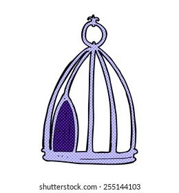 cartoon bird cage