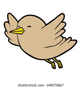vuelo de pájaro caricaturista