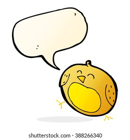pássaro desenho animado com balão