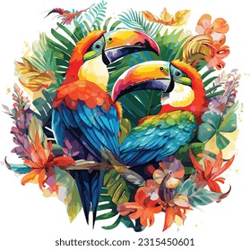 A Cartoon Bird, Tshirt design