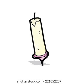 cartoon birthday cake candle
