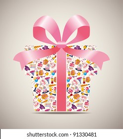 Cartoon birthday card