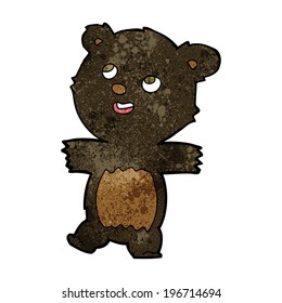 cartoon black bear
