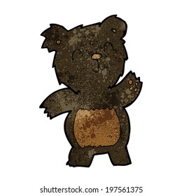 Cartoon-Schwarzbär