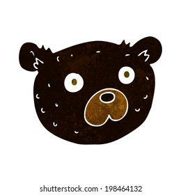 oso negro de dibujos animados