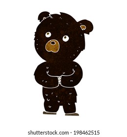 cachorro de oso negro