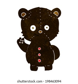cachorro de oso negro