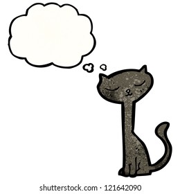 cartoon black cat
