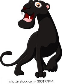 Cartoon Black Panther 