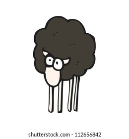 caricatura de ovejas negras