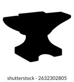 Cartoon Blacksmith Anvil Icon Digital Source Vectors Illustration 