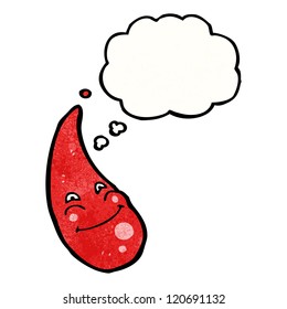 cartoon blood drop