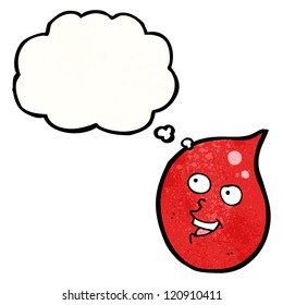 Cartoon-Bluttropfen
