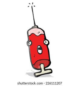 cartoon blood needle
