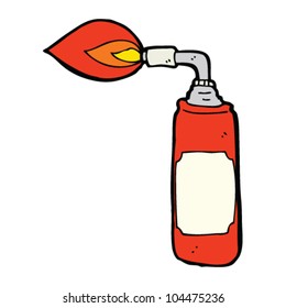 antorcha de dibujos animados