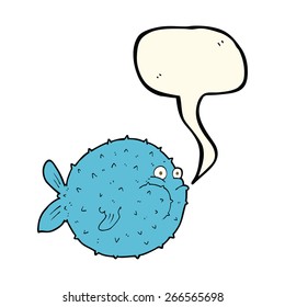 cartoon blowfish