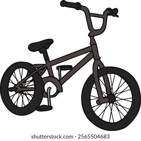 Cartoon BMX Bicycle Bike Vector