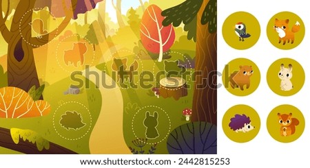 Similar – Image, Stock Photo Colourful autumn forest in Hoge Kempen National Park, eastern Belgium during sunset. A walk through the wilderness in the Flanders region in November