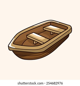 cartoon boat