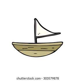 cartoon boat