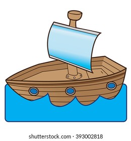 Cartoon Boat