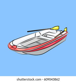 cartoon boat