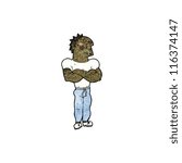 cartoon body builder guy