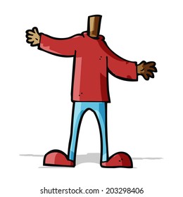 cartoon body (mix and match cartoons or add your own photo head)