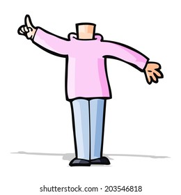 cartoon body with raised hand  (mix and match cartoons or add own photos)