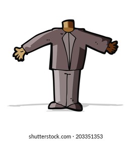 cartoon body in suit (mix and match cartoons or add own photos)