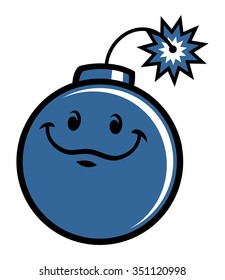 Cartoon bomb.