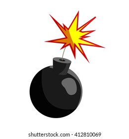 cartoon bomb