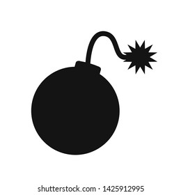 Cartoon bomb background and explosive light Vector - Illustration