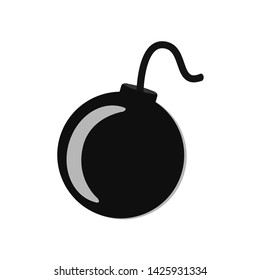 Cartoon bomb background and explosive light Vector - Illustration