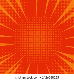 Cartoon bomb background and explosive light Vector - Illustration
