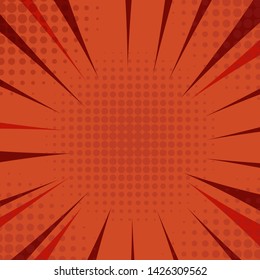 Cartoon bomb background and explosive light Vector - Illustration