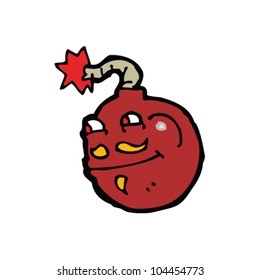 cartoon bomb character
