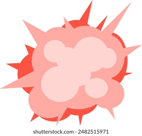 Cartoon bomb explosion. Dynamite explosions, danger explosive bomb detonation and atomic bombs cloud comics. Bomb dynamites detonators mobile game animation. Isolated vector illustration icons set