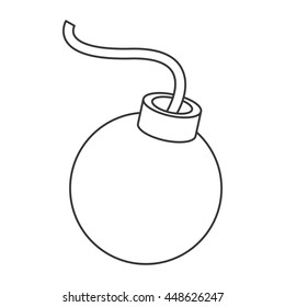 cartoon bomb icon