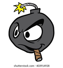 Cartoon-Bombe-Illustration