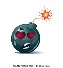 Cartoon bomb Vector eps 10