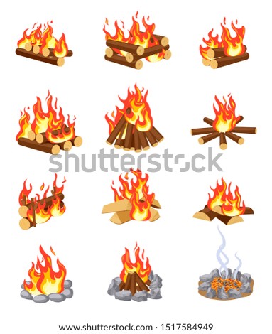 Similar – Image, Stock Photo FLAMMABLE Design Adventure