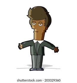 caricatura aburrida