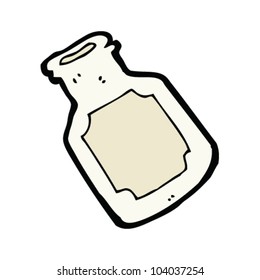 botella de dibujos animados